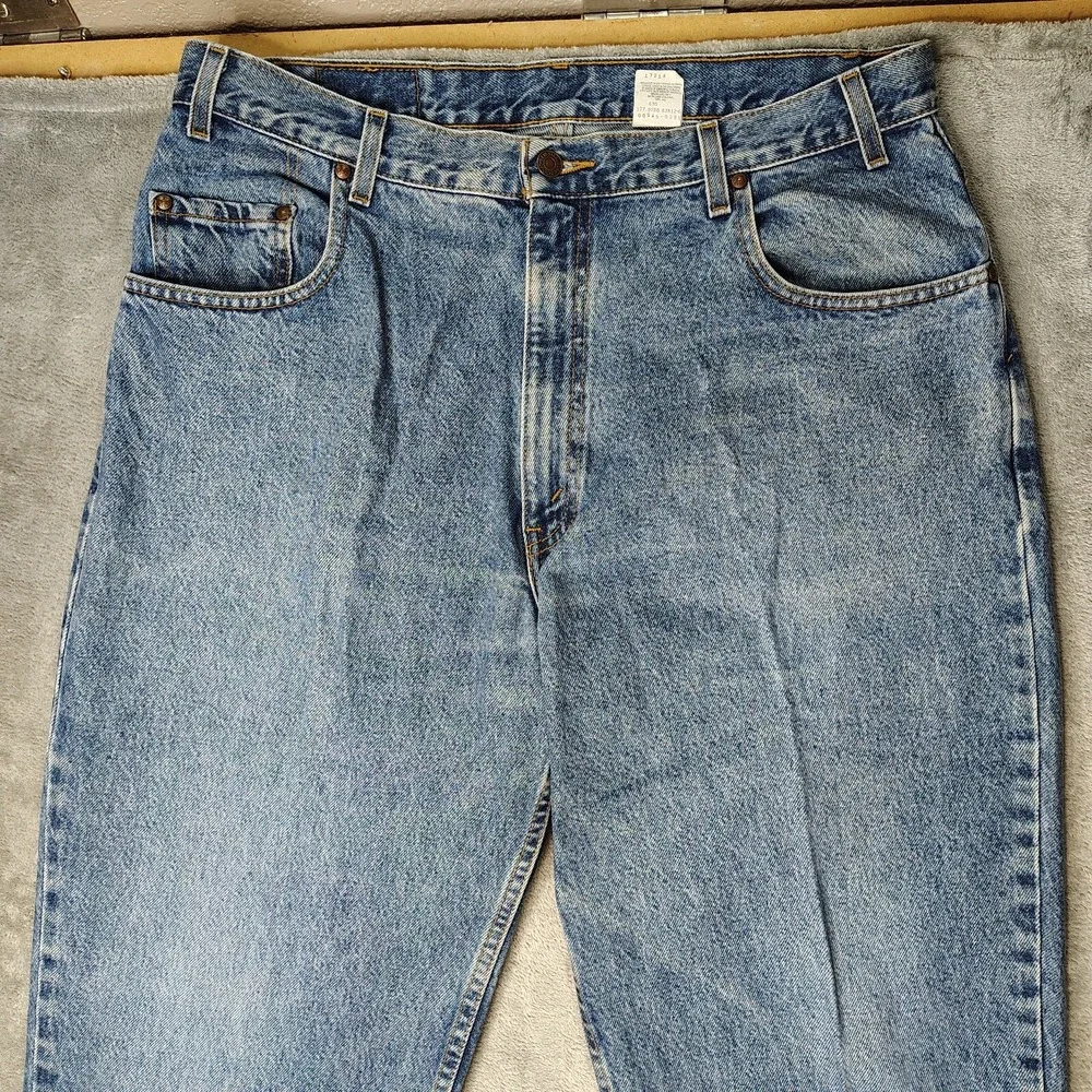 Vintage Levis Jeans Mens 36x35 Blue 545 Straight Loose Fit‎ Medium Wash Denim